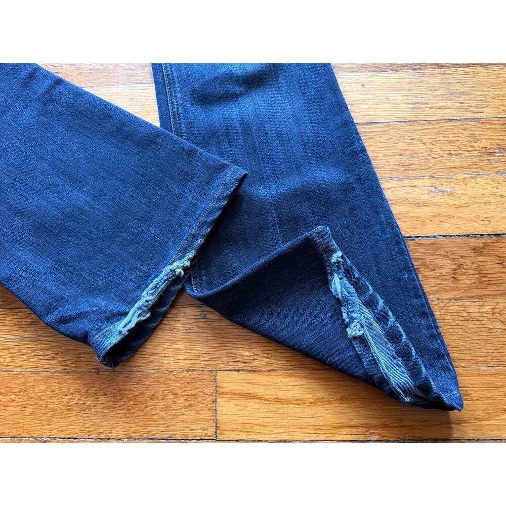 JOE’S 'Rocker' Distressed Flared Low-Rise Jeans Women sz 26 - Picture 5 of 12